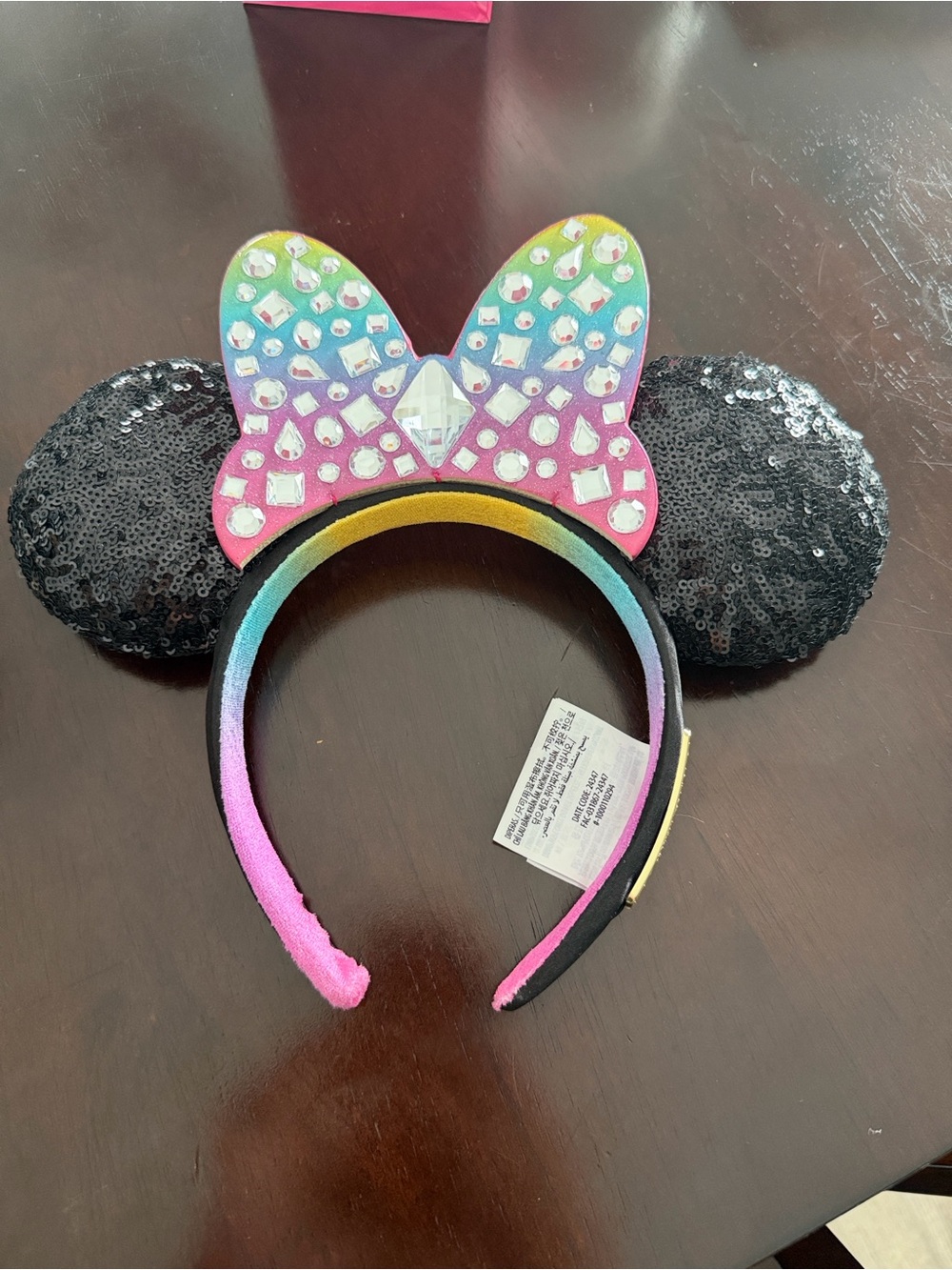 Minnie Mouse Ear Headband for Adults – Disneyland Resort 70th Anniversary Celebr